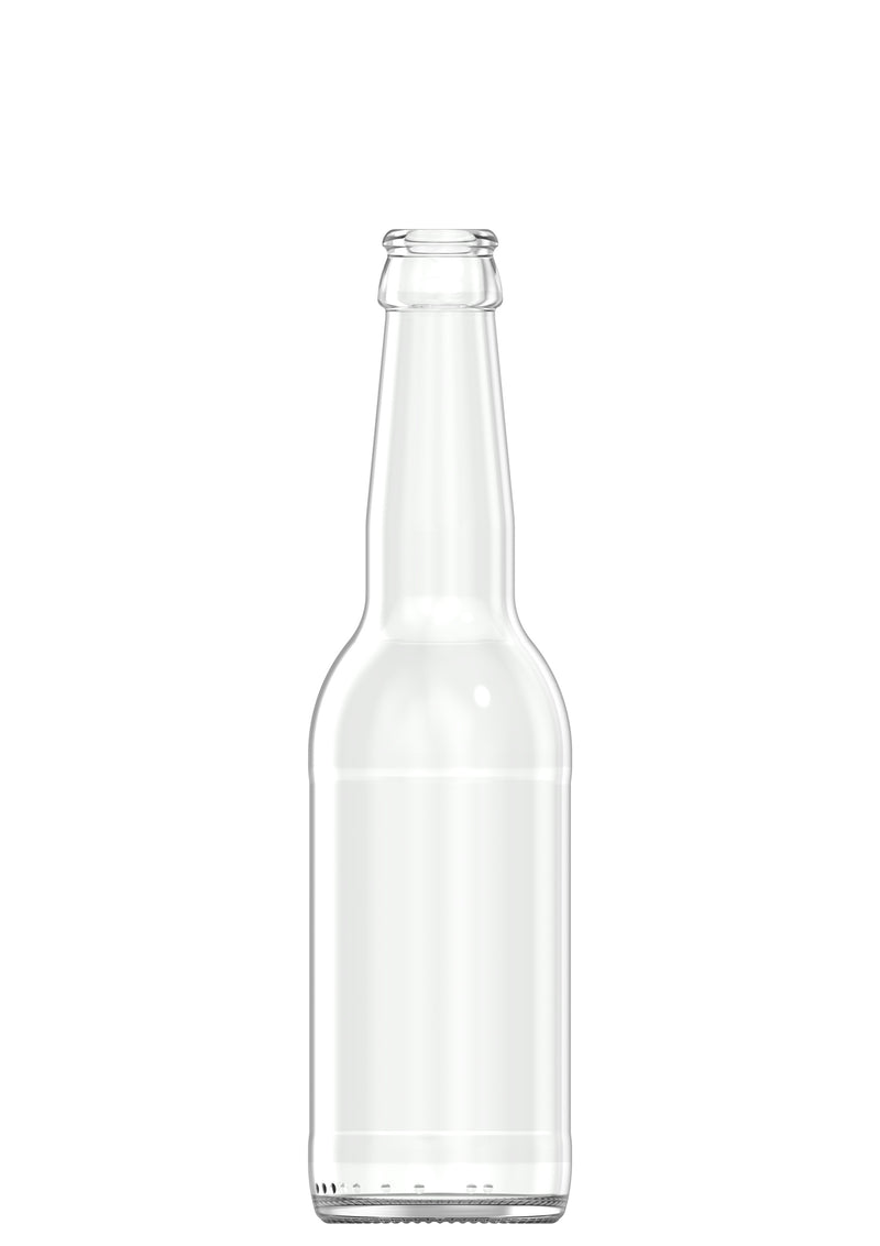 330ml glass flint Longneck oneway green bottle